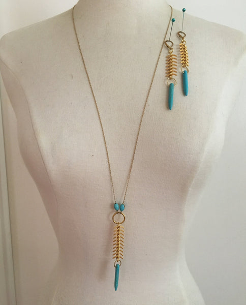 Mona Necklace and Earrings