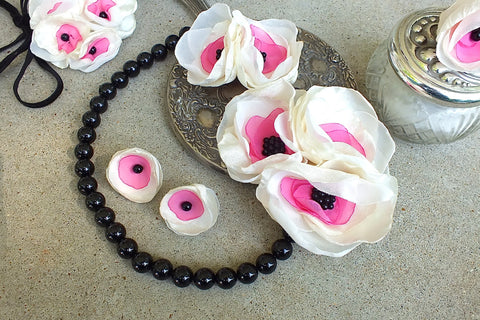 Ranunculus Bouquet Necklace